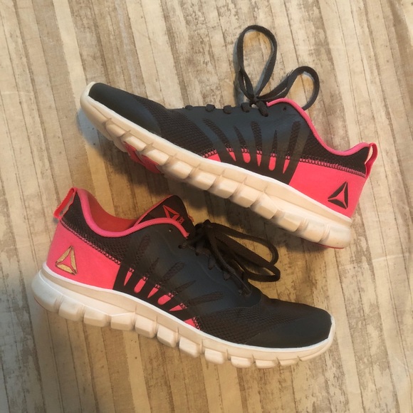 Reebok Sublite Dark Grey/Pink - 7.5 - Picture 4 of 9